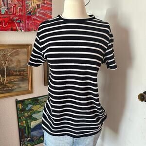 h&m striped knit shirt